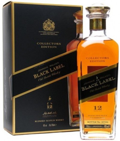 Виски "Black Label", decanter & gift box, 0.7 л