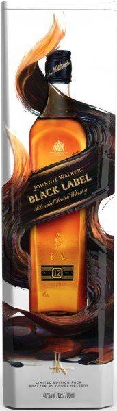 Виски "Black Label", metal box, 0.7 л