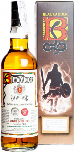 Виски Blackadder, "Raw Cask" Amrut Bourbon Cask Finish, gift box, 0.7 л