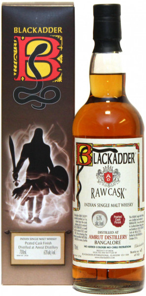 Виски Blackadder, "Raw Cask" Amrut Peated, gift box, 0.7 л