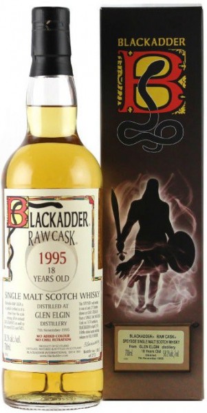 Виски Blackadder, "Raw Cask" Glen Elgin, 18 Years Old, 1995, gift box, 0.7 л