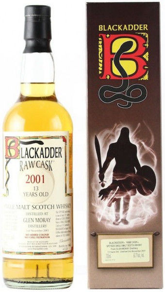 Виски Blackadder, "Raw Cask" Glen Moray, 13 Years Old, 2001, gift box, 0.7 л
