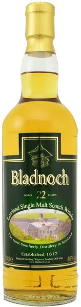 Виски "Bladnoch" 22 years old, Sherry Cask, 0.7 л