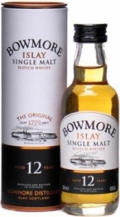 Виски Bowmore 12 Years Old, gift box, 50 мл