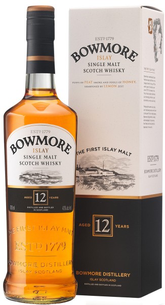 Виски Bowmore 12 Years Old, in gift box, 0.7 л