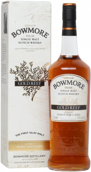 Виски "Bowmore" Gold Reef, gift box, 1 л