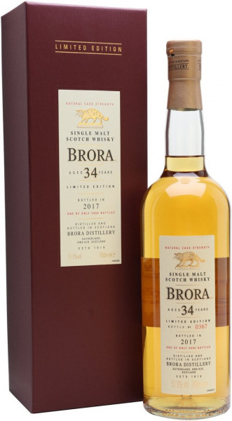 Виски "Brora" 34 Years Old, gift box, 0.7 л