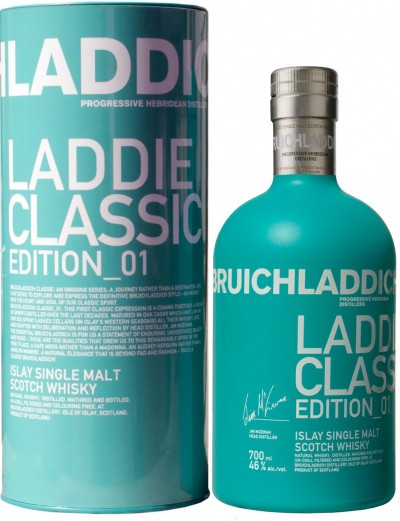 Виски Bruichladdich, "Laddie Classic" Edition_01, in tube, 0.7 л