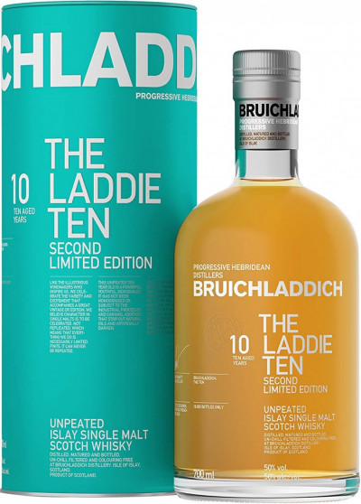 Виски Bruichladdich, "The Laddie" 10 Years Old, Second Limited Edition, in tube, 0.7 л