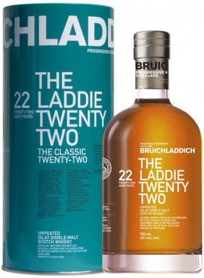 Виски Bruichladdich, "The Laddie" 22 Years Old, in tube, 0.7 л