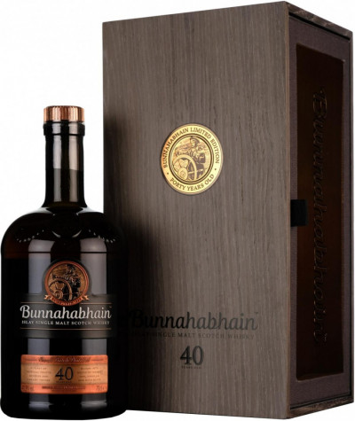 Виски "Bunnahabhain" Aged 40 years, Limited Edition, wooden box, 0.7 л