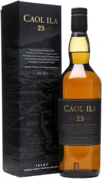 Виски "Caol Ila" 25 Years Old, gift box, 0.7 л