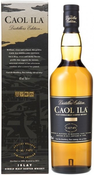 Виски Caol Ila "Distillers Edition", 1998, gift box, 0.7 л