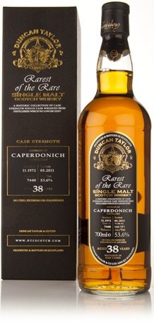 Виски Caperdonich, 38 Years Old, "Rarest of the Rare" 1972, gift box, 0.7 л