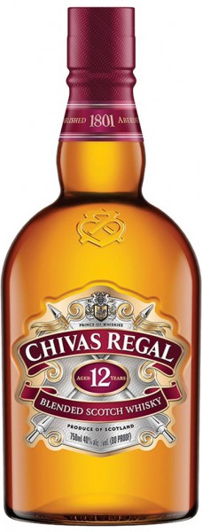 Виски Chivas Regal 12 years old, 1 л