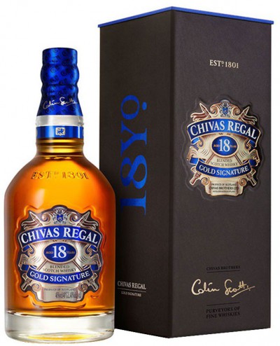 Виски Chivas Regal 18 years old, with box, 1 л