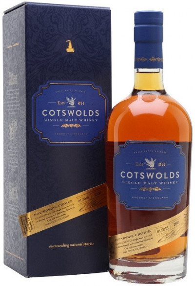 Виски "Cotswolds" Founder's Choice (59,1%), gift box, 0.7 л