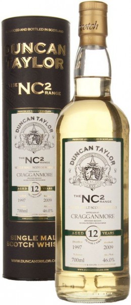 Виски Cragganmore 12 Years Old, "NC2", 1997, in tube, 0.7 л