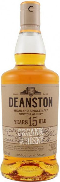 Виски "Deanston" 15 Years Old Organic, 0.7 л