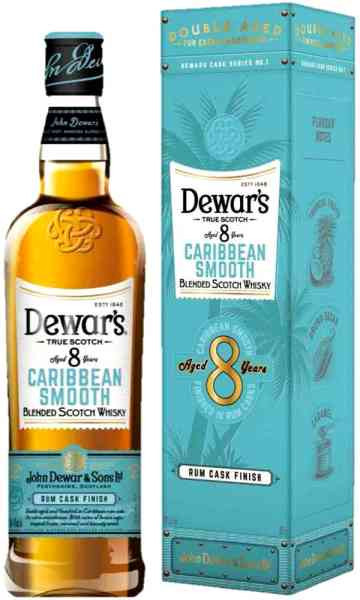 Виски "Dewar's" Caribbean Smooth 8 Years Old, gift box, 0.7 л