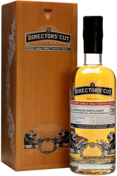Виски Douglas Laing, "Directors' Cut" Balmenach 30 Years Old (52,8%), 1983, wooden box, 0.7 л