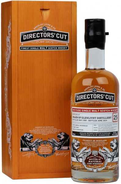 Виски Douglas Laing, "Directors' Cut" Braes of Glenlivet 25 Years Old (60,3%), 1989, wooden box, 0.7 л