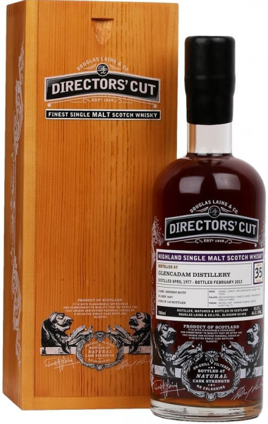Виски Douglas Laing, "Directors' Cut" Glencadam 35 Years Old (53,2%), 1977, wooden box, 0.7 л