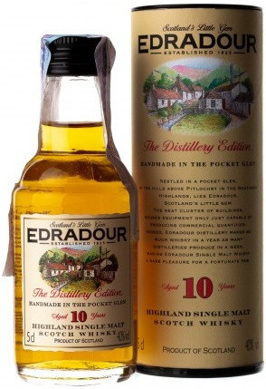 Виски "Edradour" 10 Years Old, in tube, 50 мл