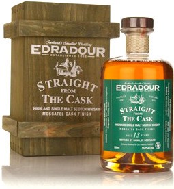 Виски Edradour 13 years, Moscatel Cask Finish, 1997, gift box, 0.5 л