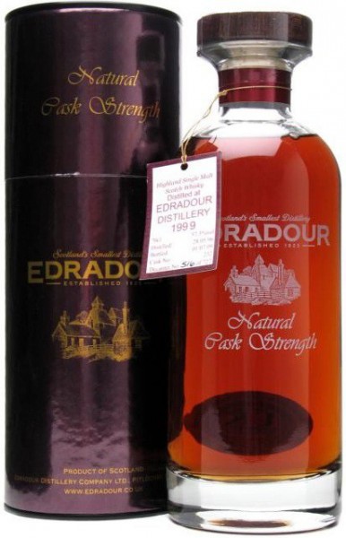 Виски Edradour, 1999, gift tube, 0.7 л