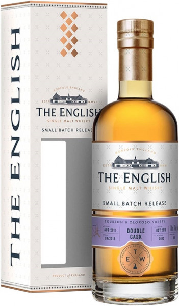 Виски English Whisky, "Small Batch Release" Double Cask Bourbon & Oloroso Sherry, gift box, 0.7 л