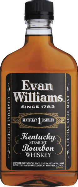 Виски "Evan Williams" Extra Aged (Black), 0.375 л
