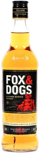 Виски "Fox and Dogs", 0.5 л