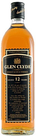 Виски Glen Clyde 12 Years Old, in a black velvet pouch, 0.7 л