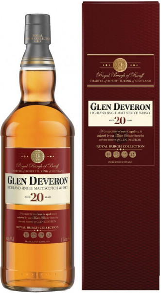 Виски Glen Deveron 20 Years Old, gift box, 0.7 л