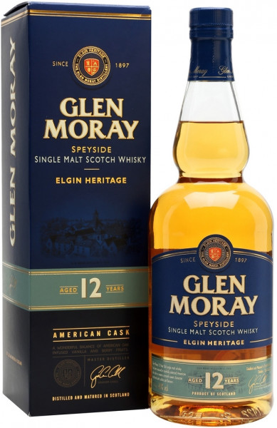 Виски "Glen Moray" Elgin Heritage 12 Years Old, gift box, 0.7 л