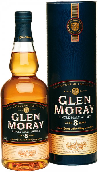 Виски Glen Moray 8 years, in tube, 0.7 л