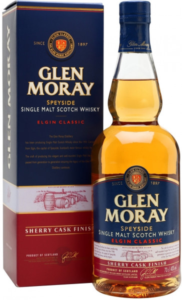 Виски "Glen Moray" Elgin Classic Sherry Cask Finish, gift box, 0.7 л