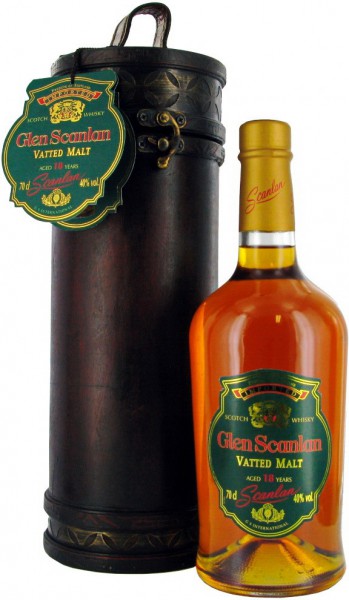 Виски "Glen Scanlan" Vatted Malt, 18 Years Old, in tube, 0.7 л