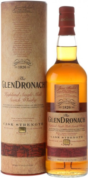 Виски "Glendronach" Cask Strength (Batch 5), in tube, 0.7 л