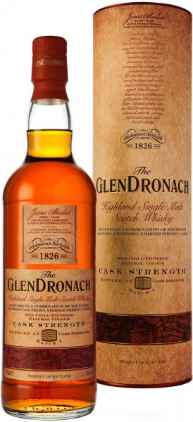 Виски "Glendronach" Cask Strength, in tube, 0.7 л