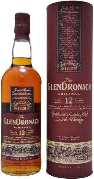 Виски Glendronach Original 12 years old, in tube, 4.5 л