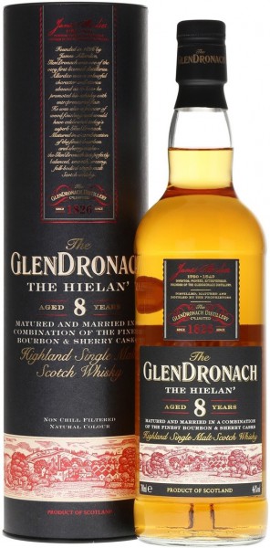 Виски Glendronach, "The Hielan" 8 Years Old, in tube, 0.7 л