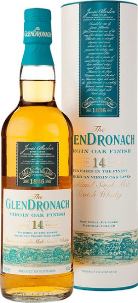 Виски Glendronach "Virgin Oak" 14 years old, in tube, 0.7 л