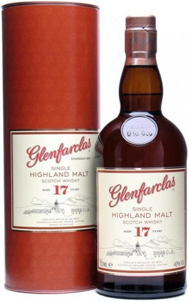 Виски "Glenfarclas" 17 Years, in tube, 0.7 л
