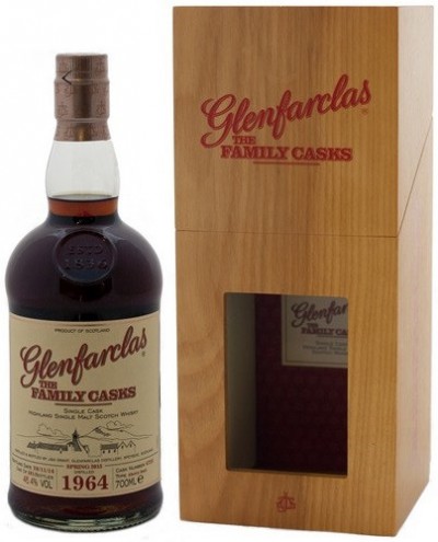 Виски Glenfarclas 1964 "Family Casks" (46,4%), in gift box, 0.7 л