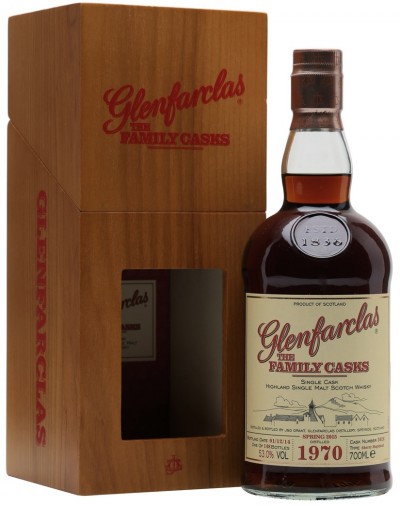 Виски Glenfarclas 1970 "Family Casks" (55,5%), in wooden box, 0.7 л