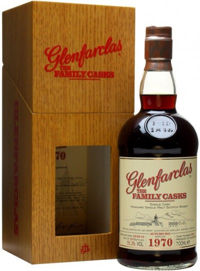 Виски Glenfarclas 1970 Family Casks, in wooden box, 0.7 л