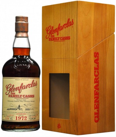 Виски Glenfarclas 1972 Family Casks (52,9%), in gift box, 0.7 л