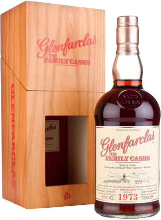 Виски Glenfarclas 1973 "Family Casks" (48,6%), in wooden box, 0.7 л
